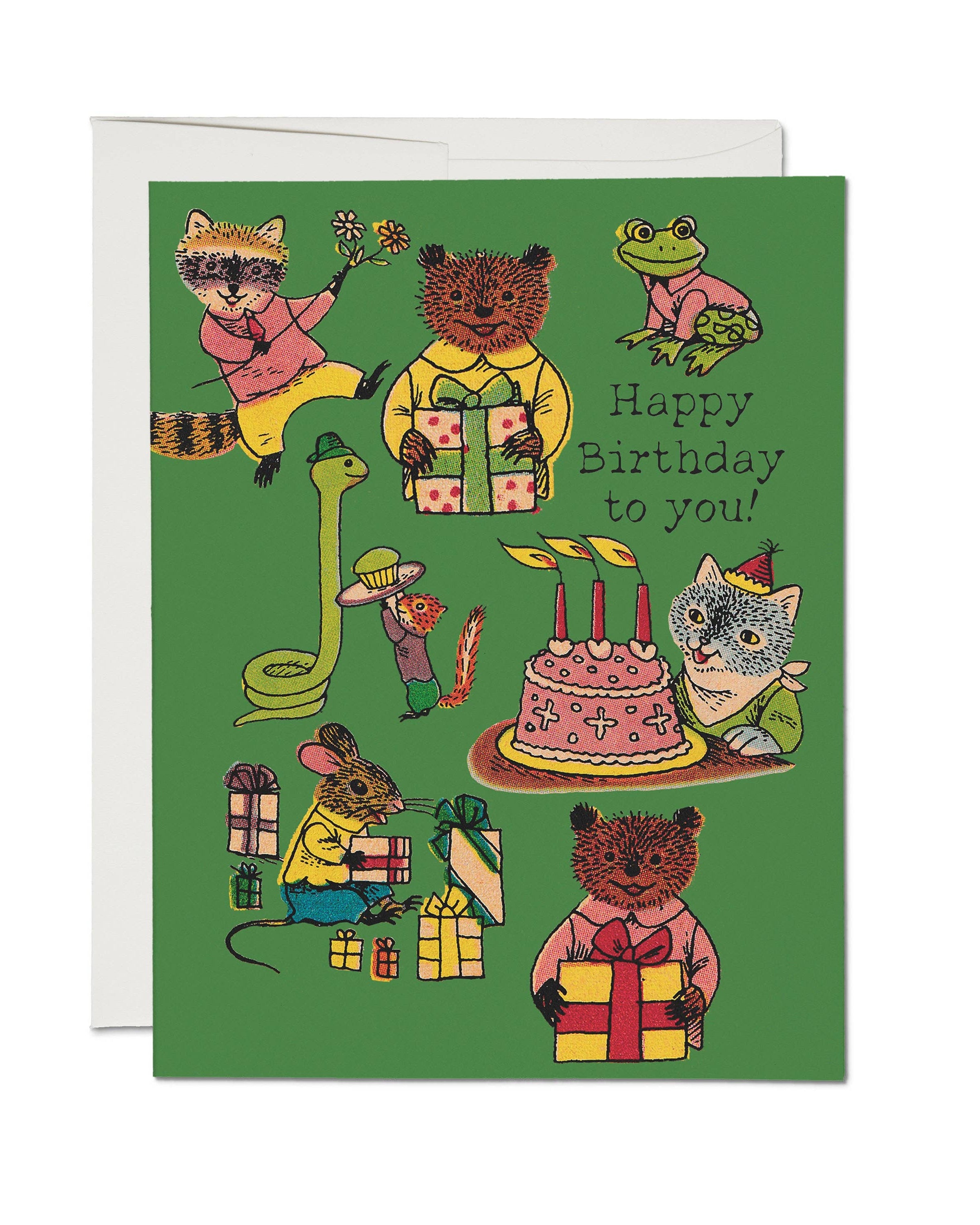 Richard Scarry Critter Birthday Card