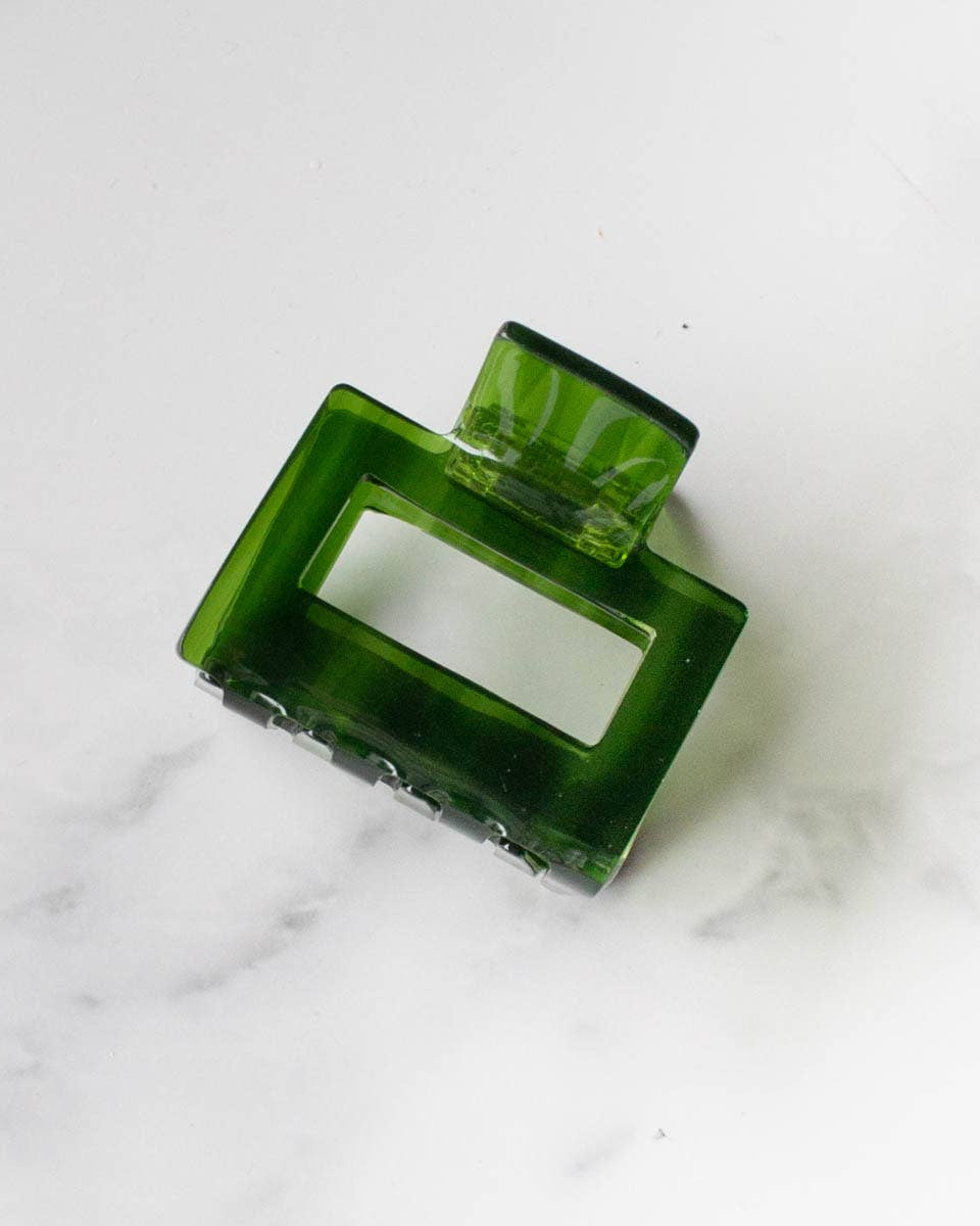 Kylie Hair Clip: Forest Moss