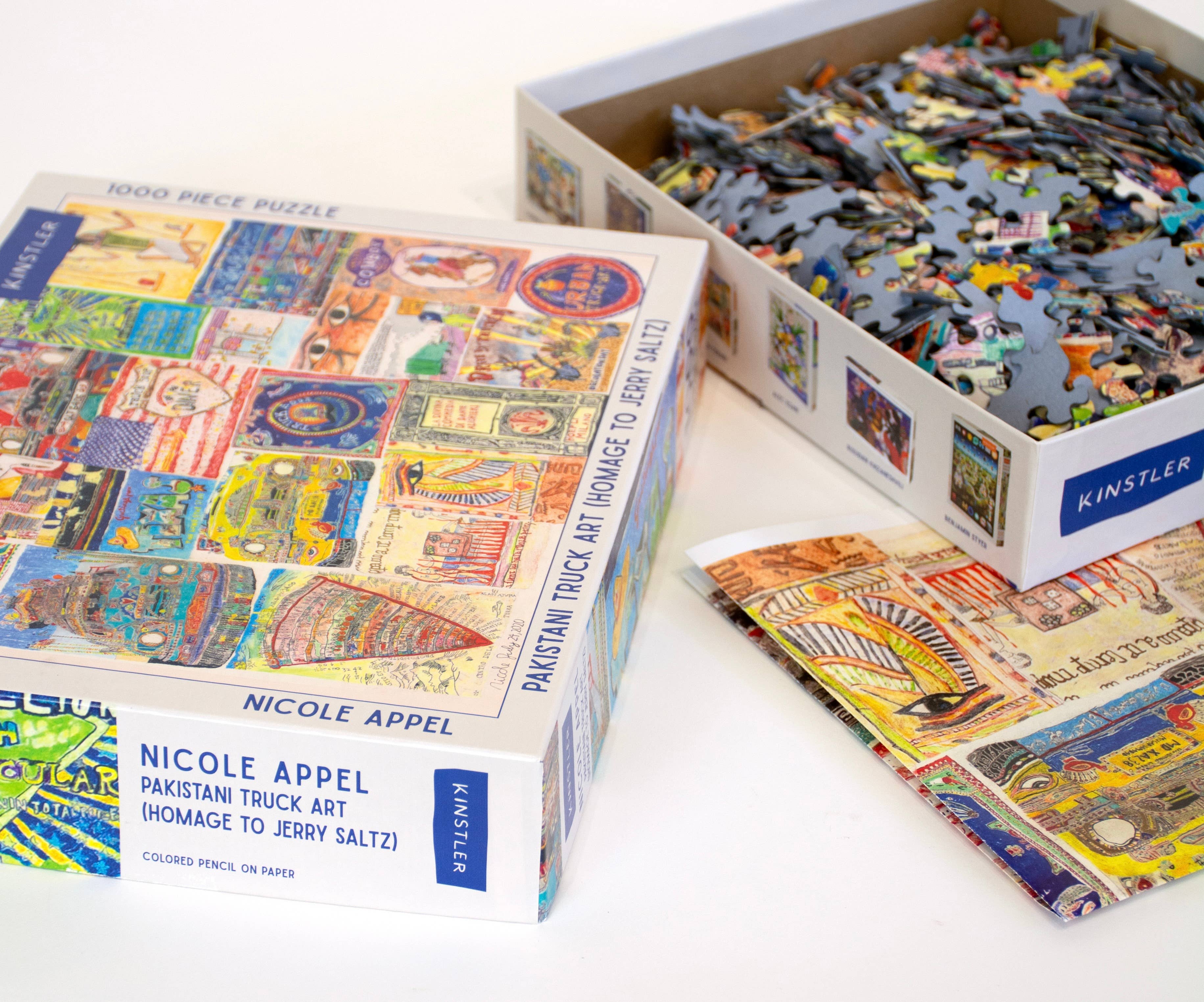 Pakistani Truck Art Puzzle (Homage to Jerry Saltz)