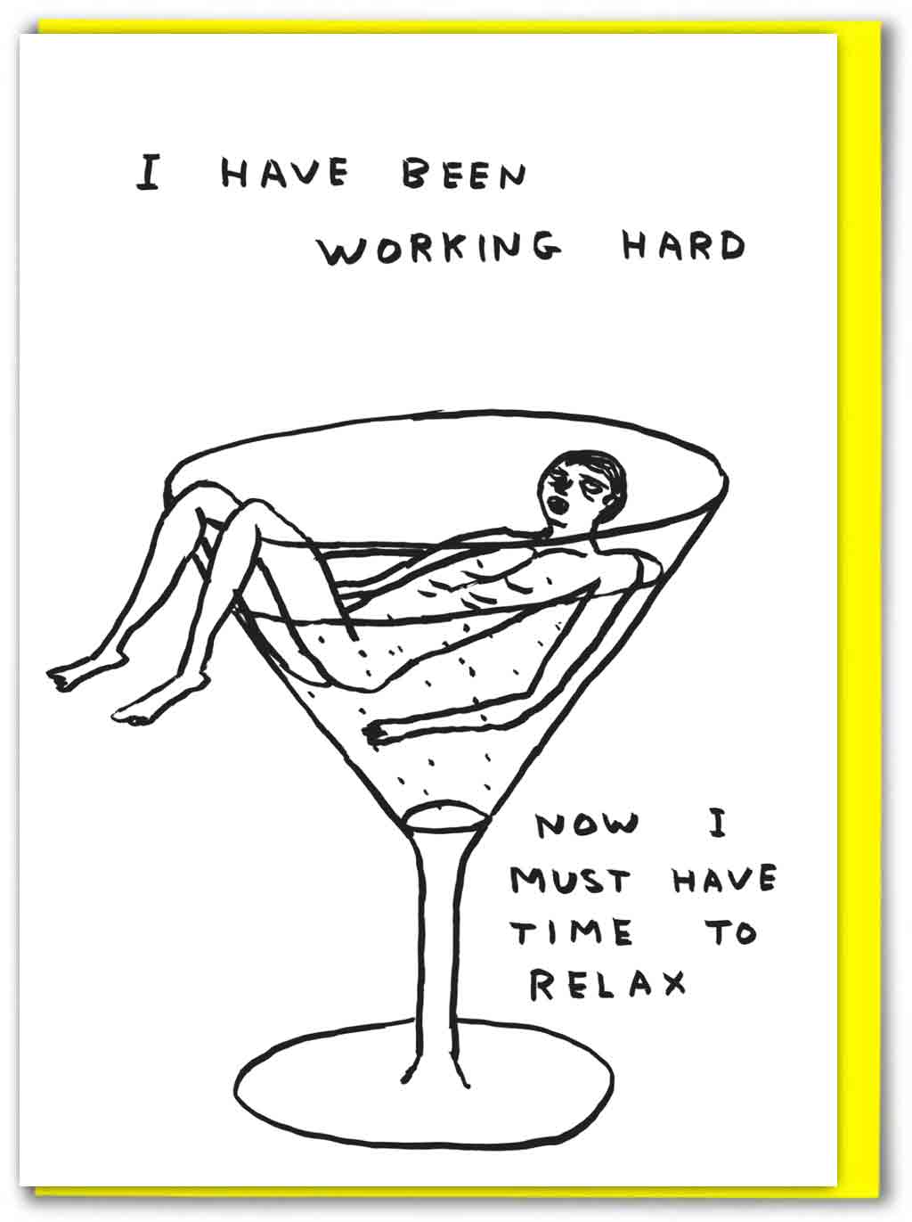 Working Hard Card