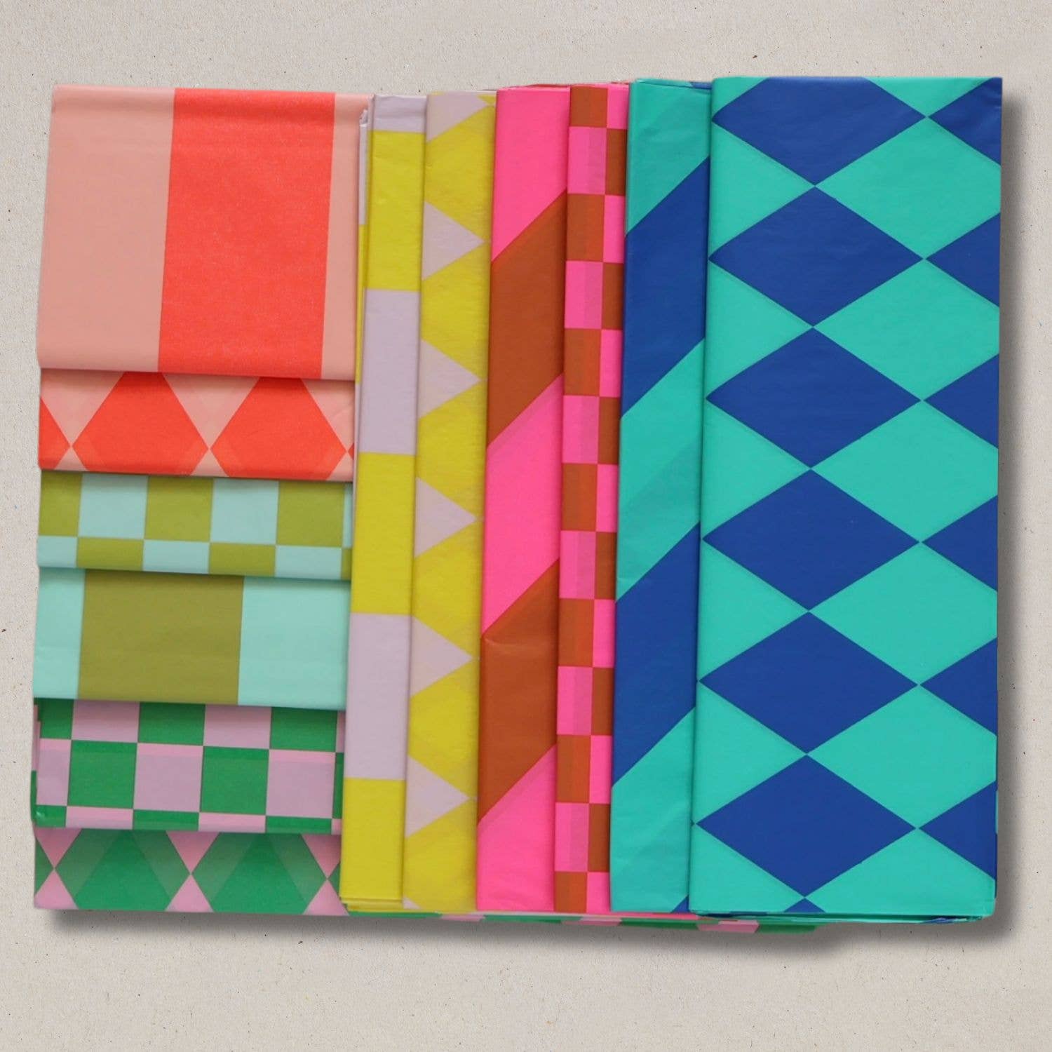 Tissue Paper Diamond - Acid Yellow
