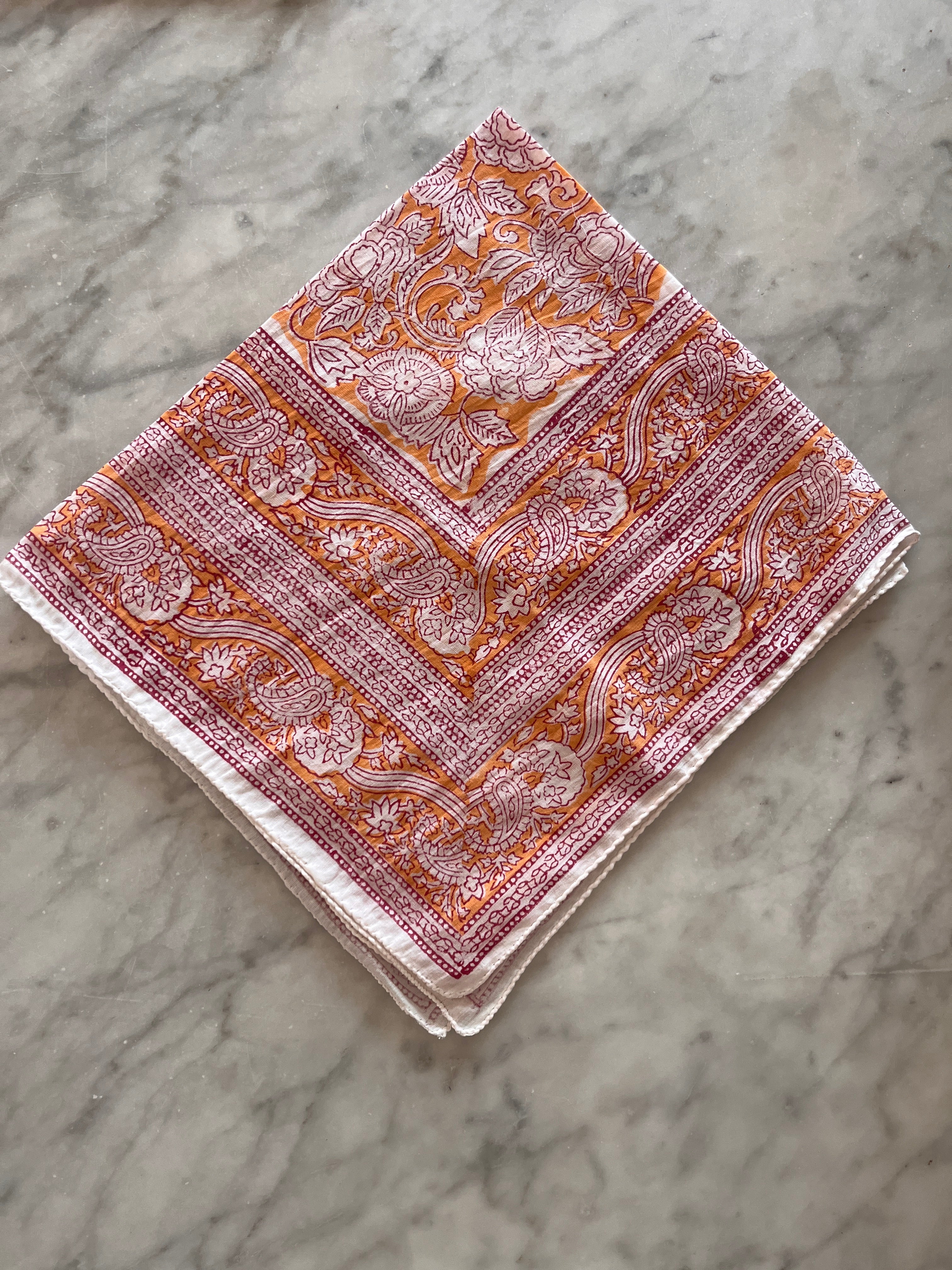 Block Printed Kerchief