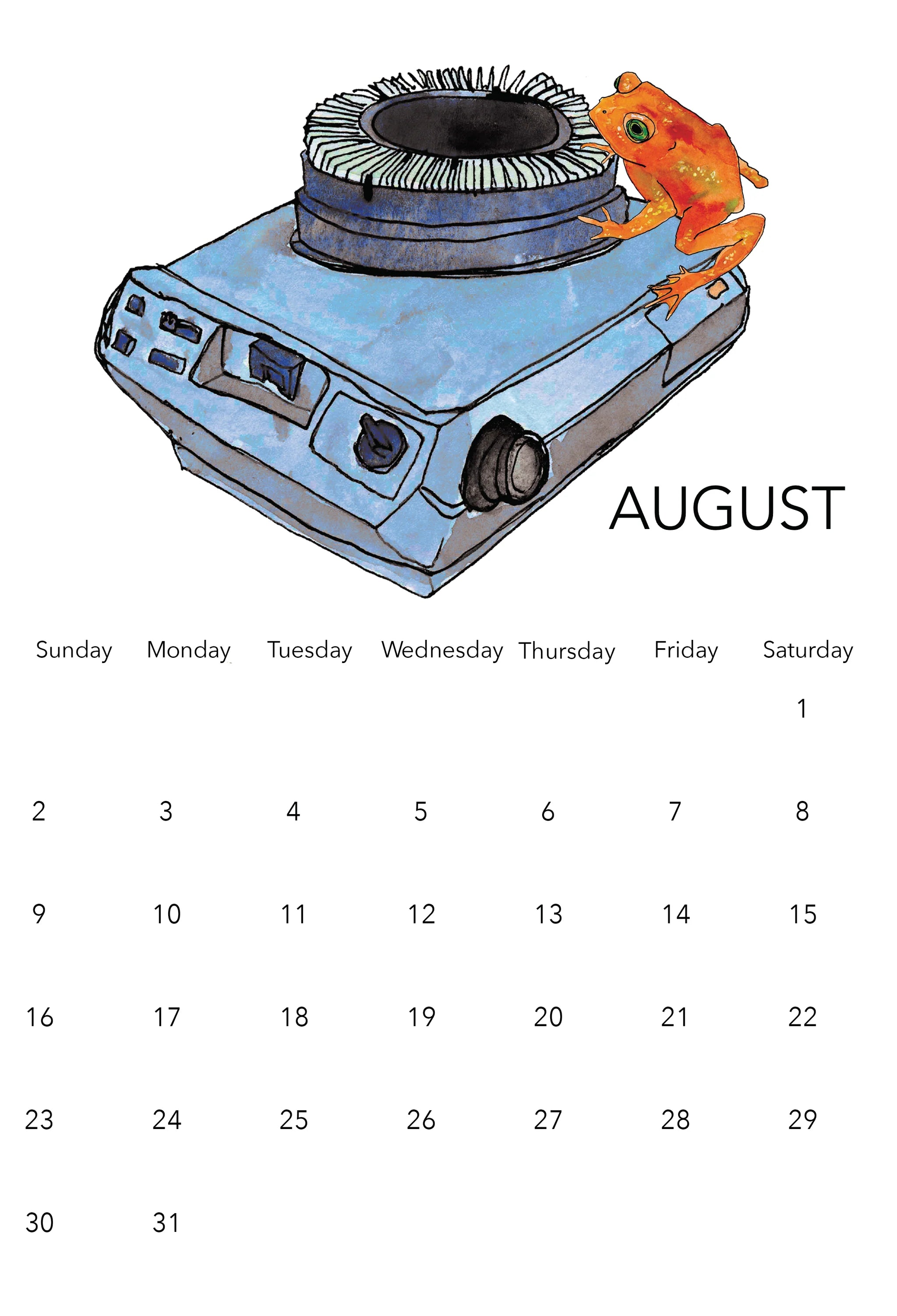 Endangered Species and Technology: 2026 Calendar