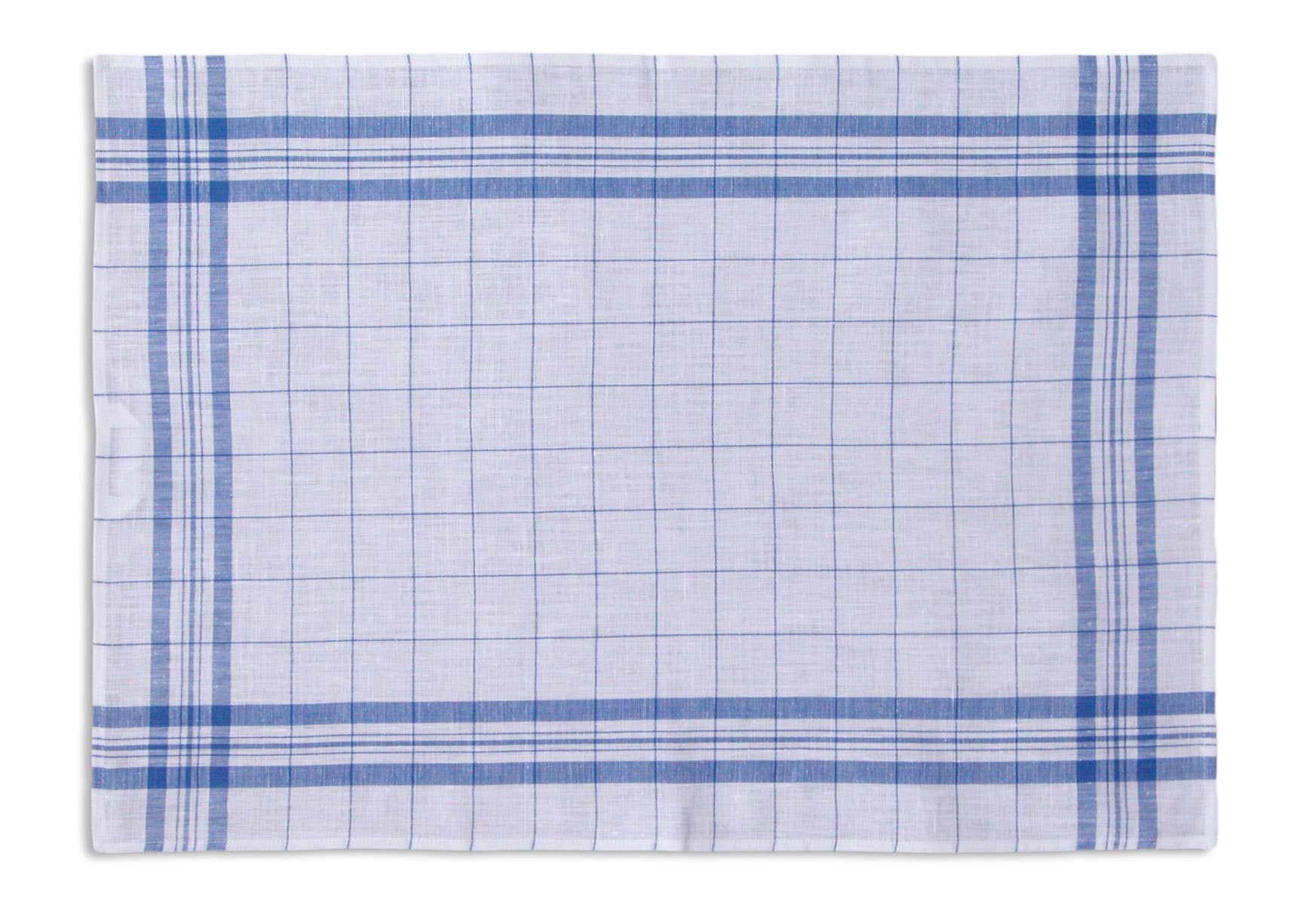 Linen Glass Towel: Blue