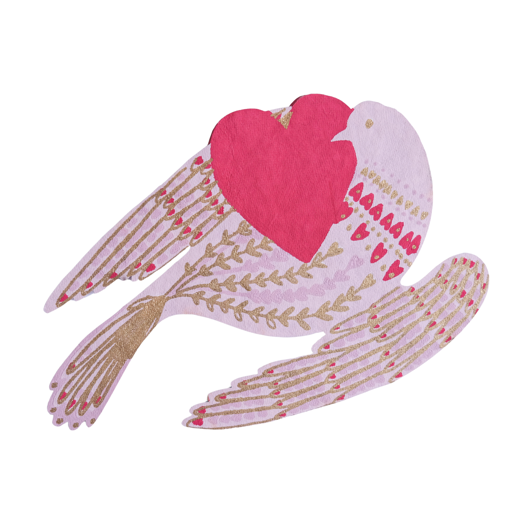 Heart Bird Card