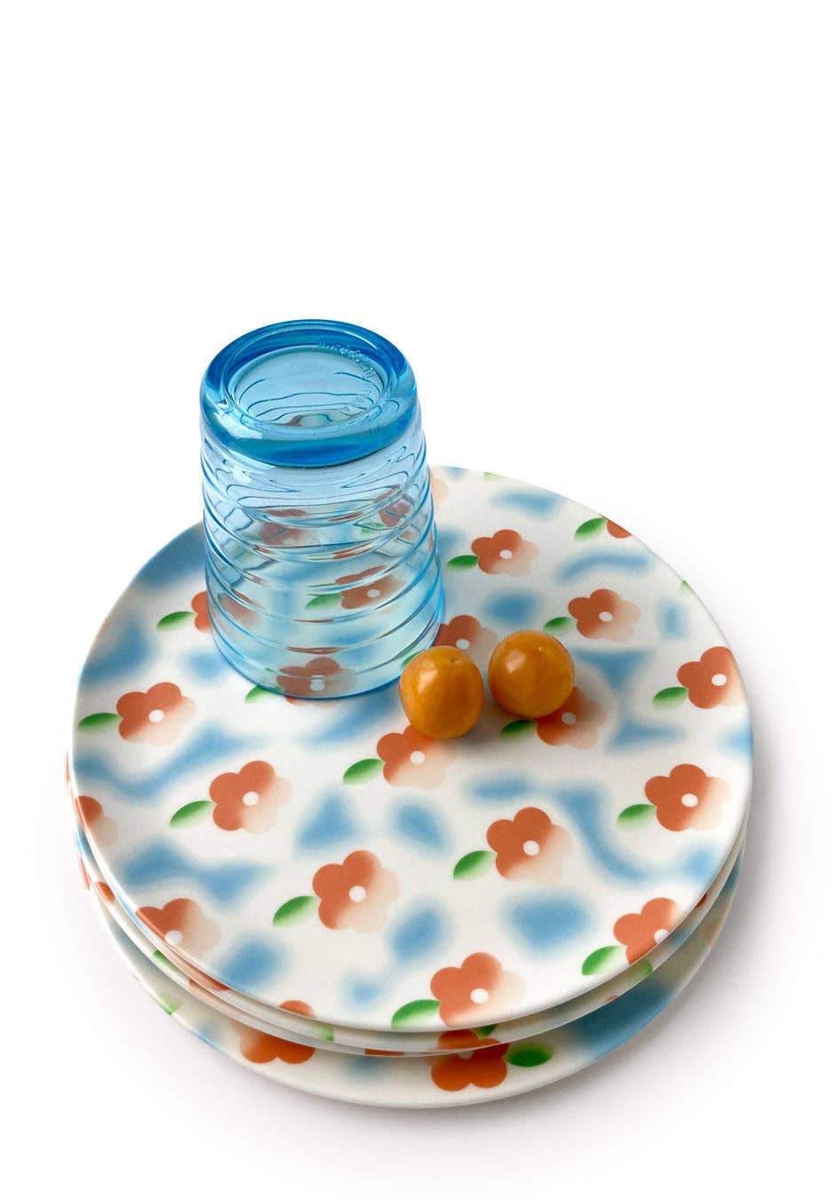 Bamboo Side Plate - Misty Blossom