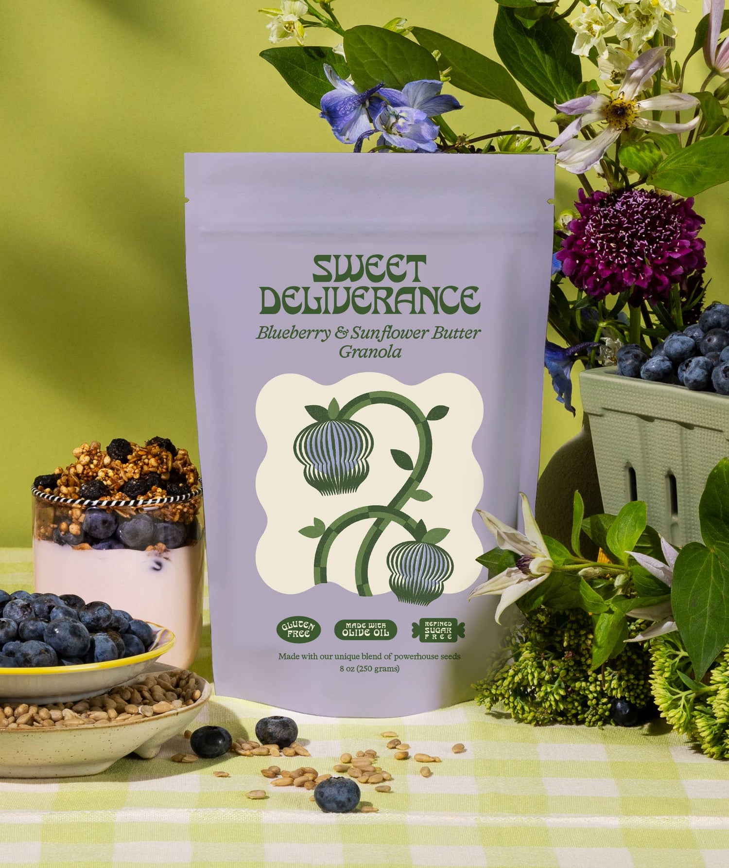 Blueberry & Sunflower Butter Granola