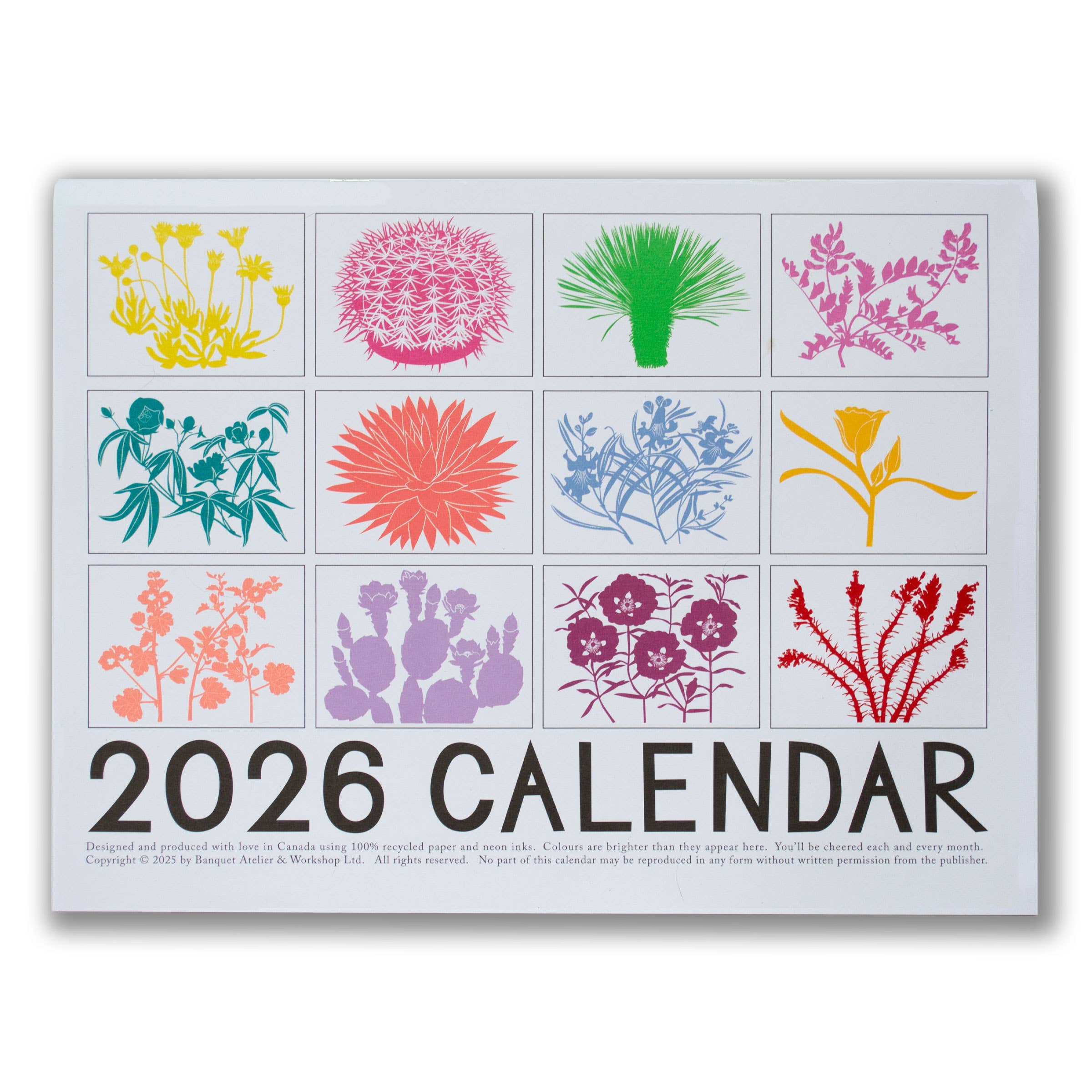 2026 High Desert Plants Calendar