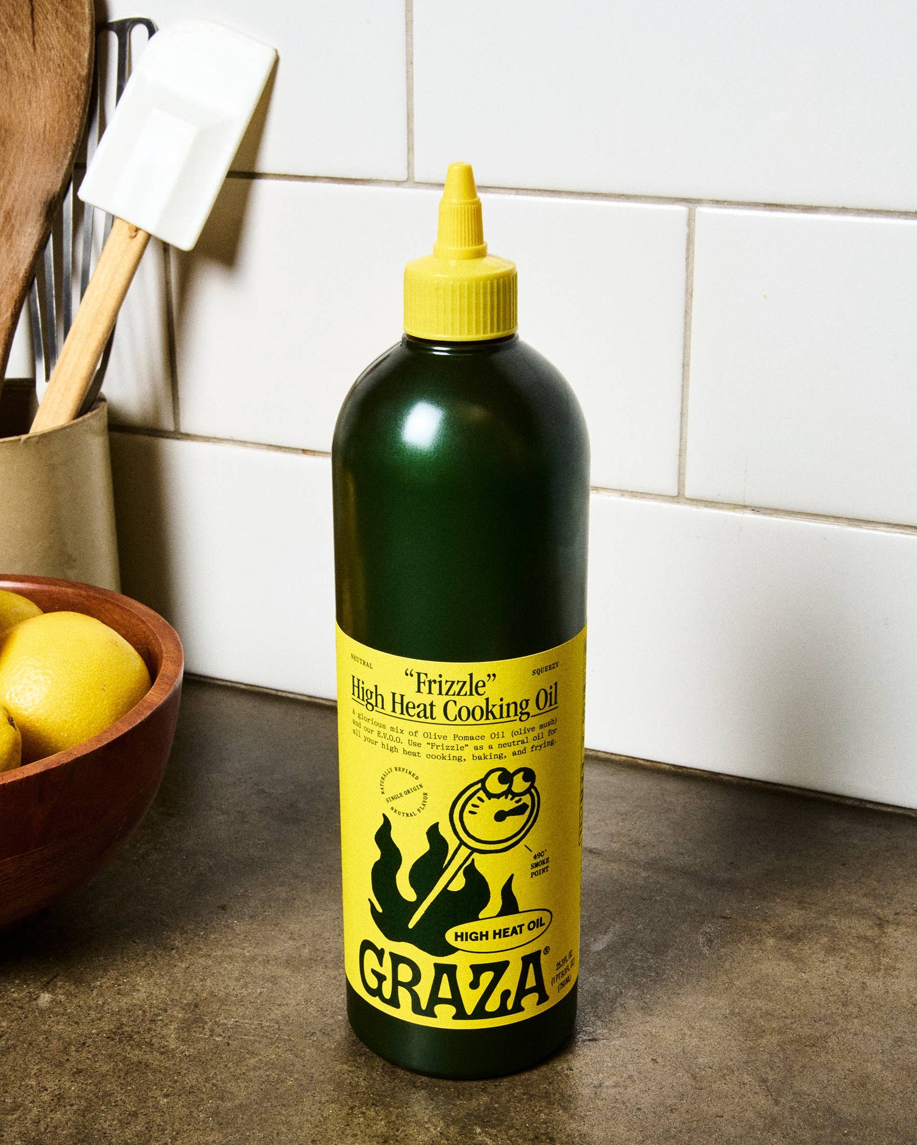 “Frizzle” High Heat Olive Oil