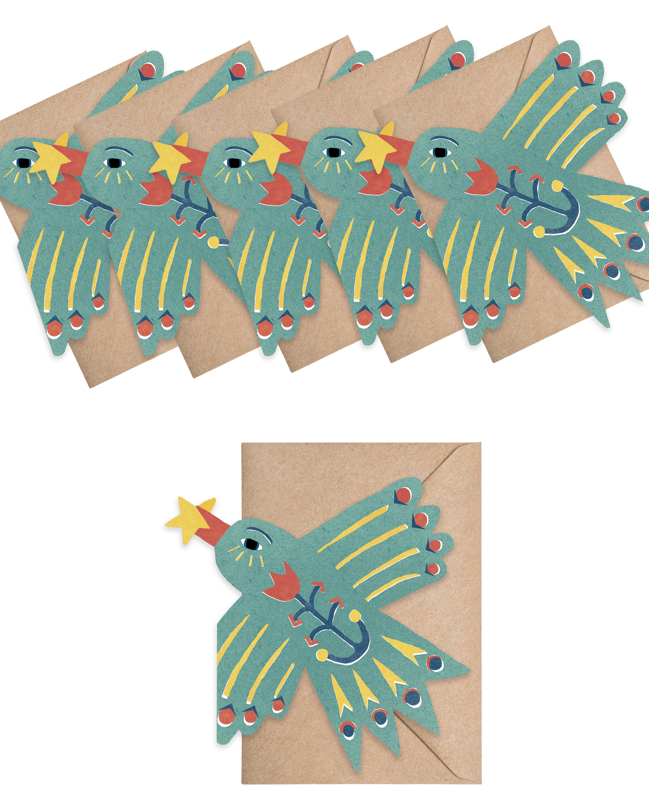 Messenger Bird Mini Cards Set