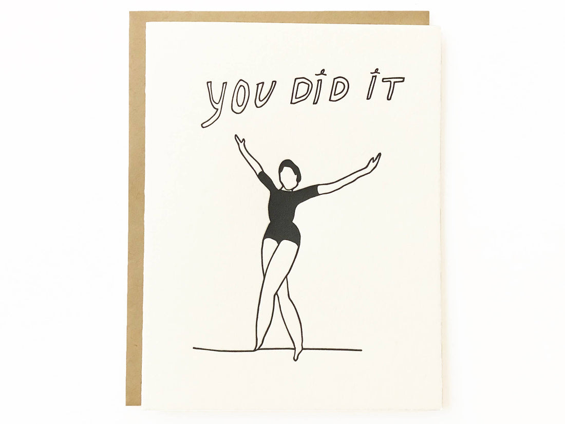 You Did It Card