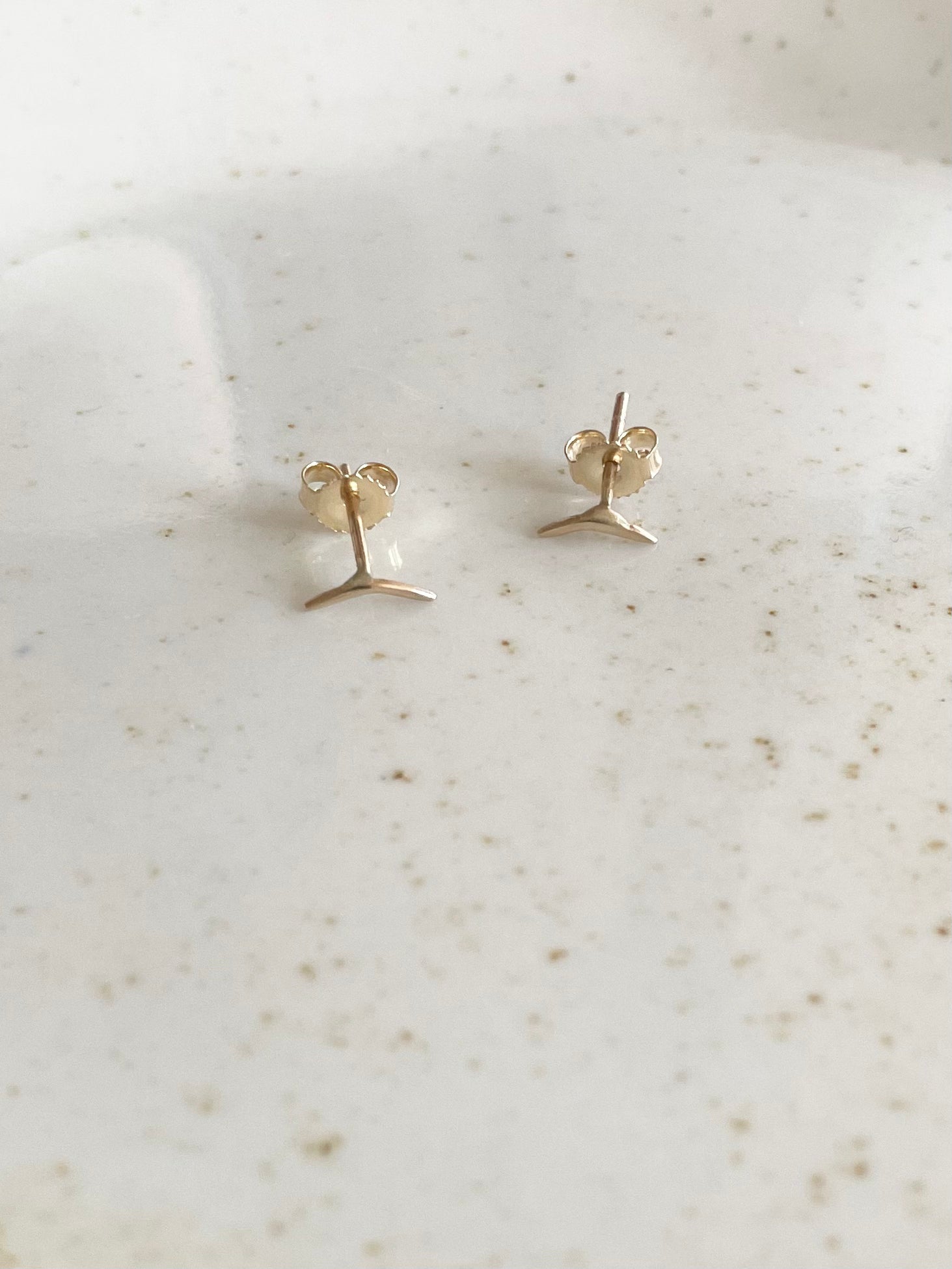 Down Earrings - 10k Gold
