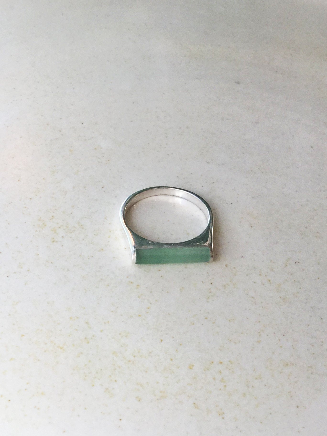 Jade Bar Ring