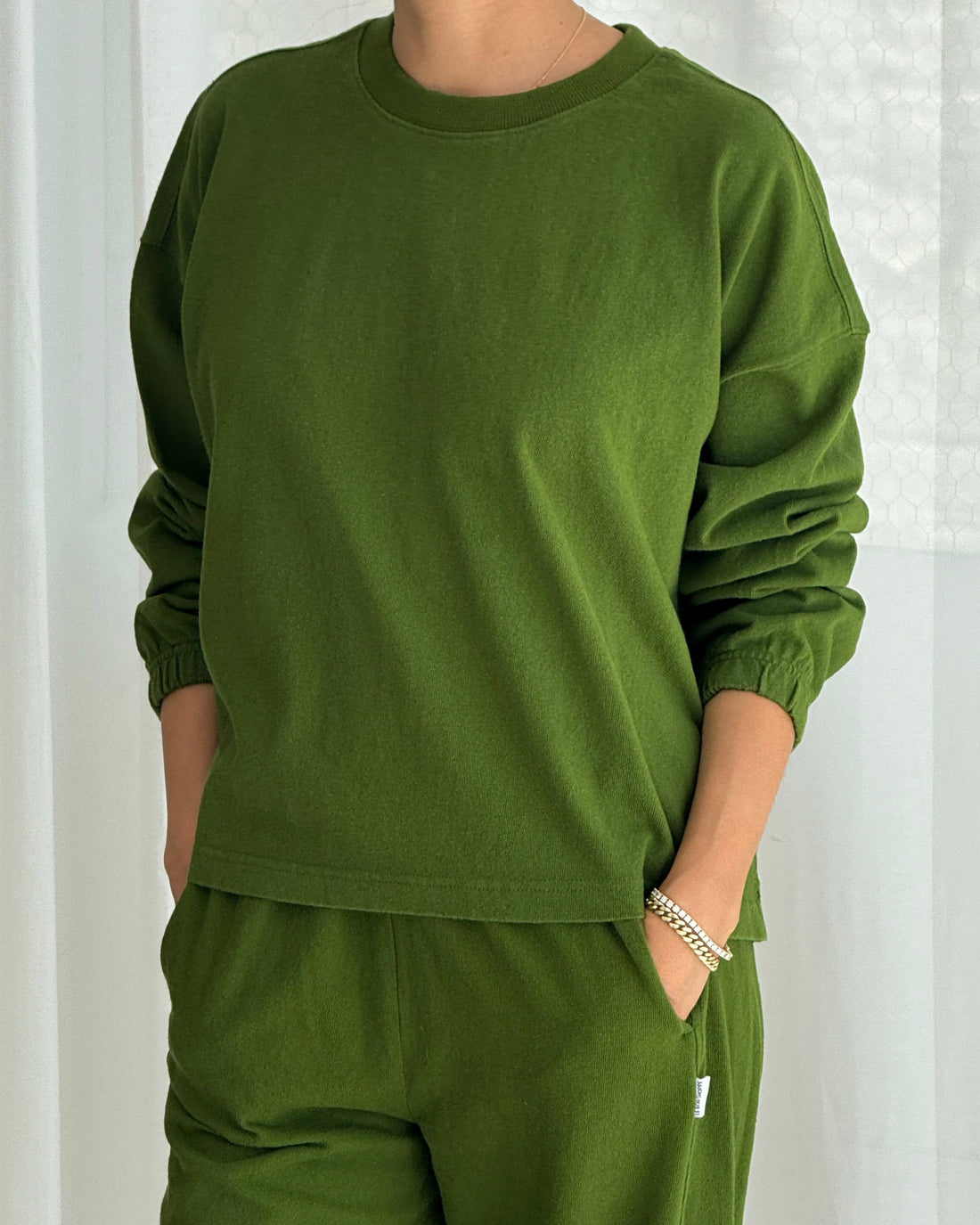 Naturelle Tee - Collard Green