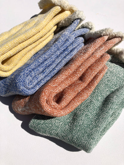 Super Terry Loop Socks -  Lake