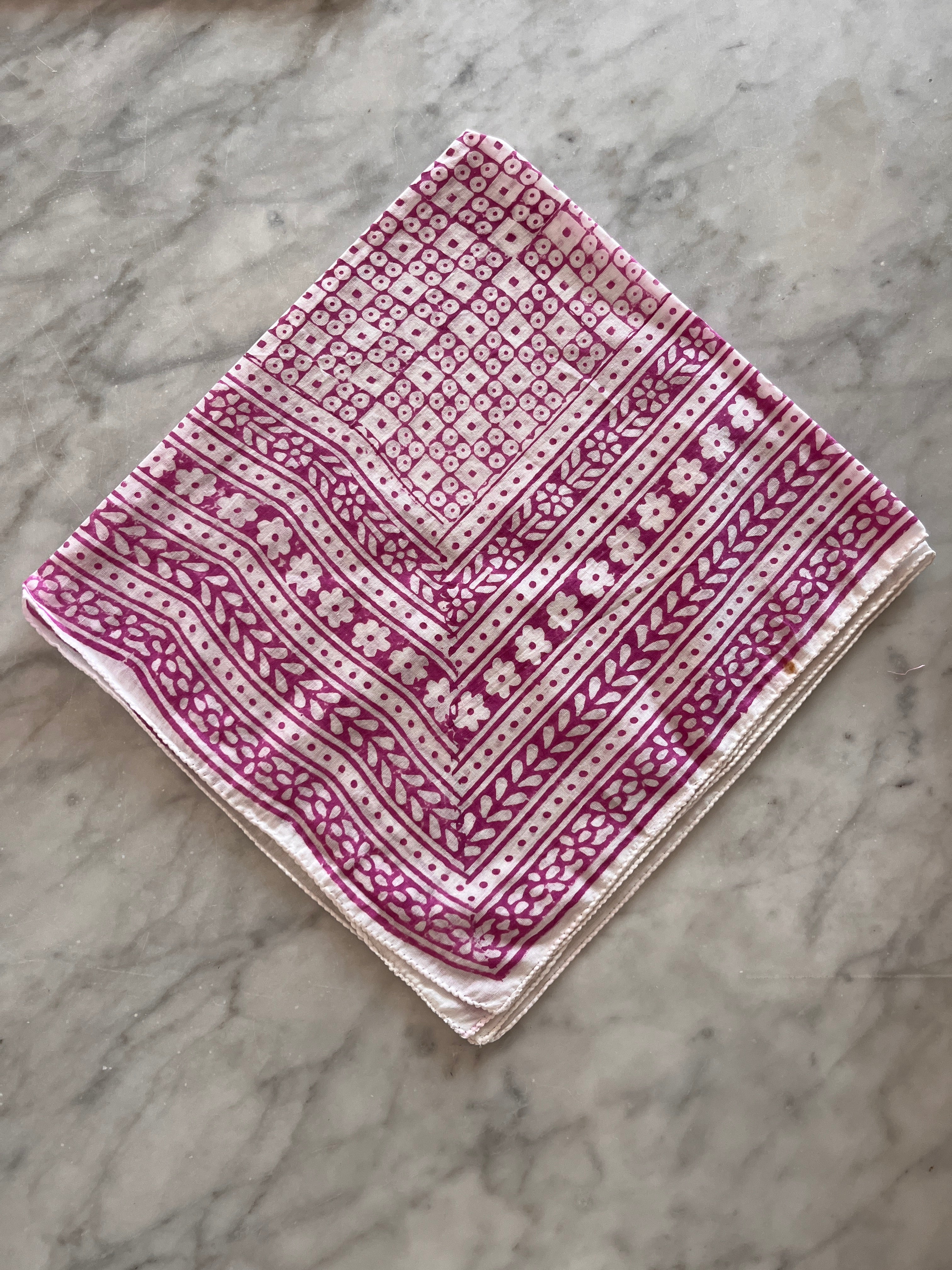 Block Printed Kerchief