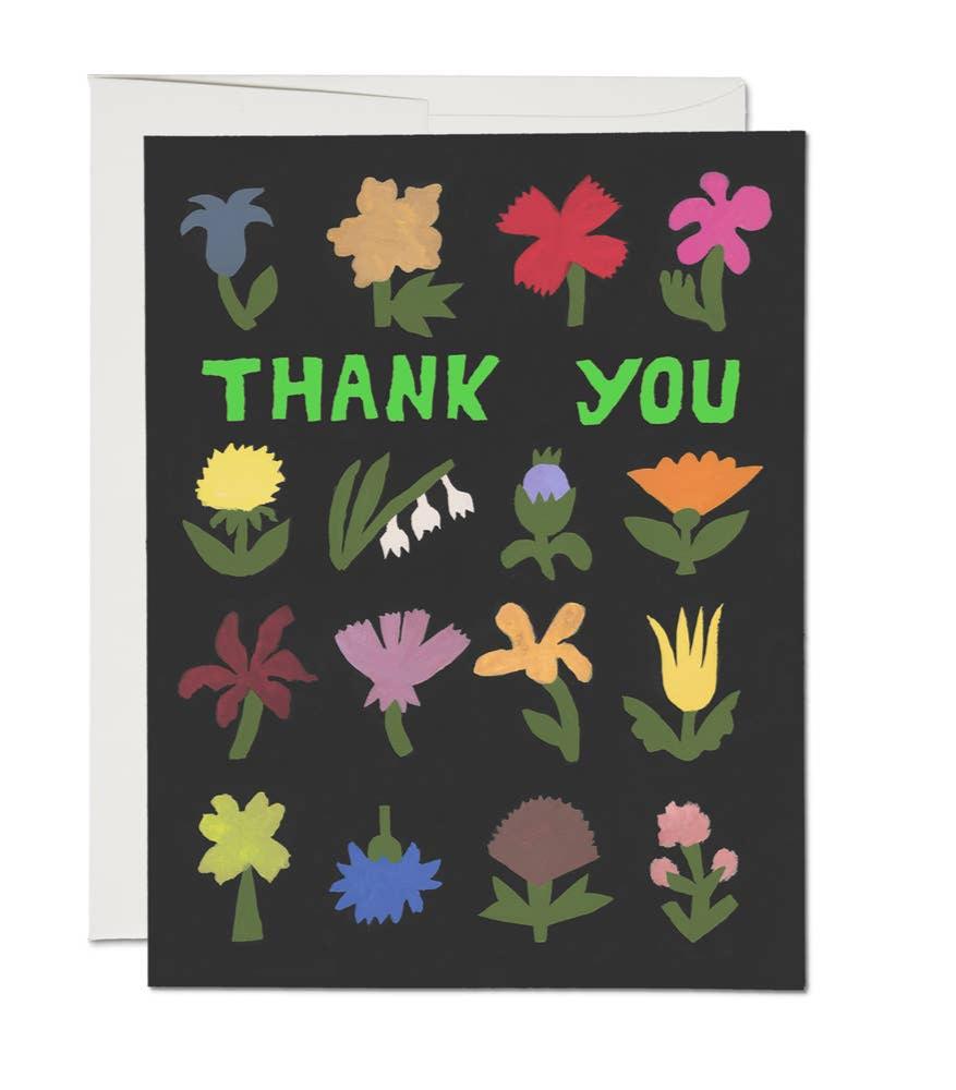 Little Flowers Thank You Card