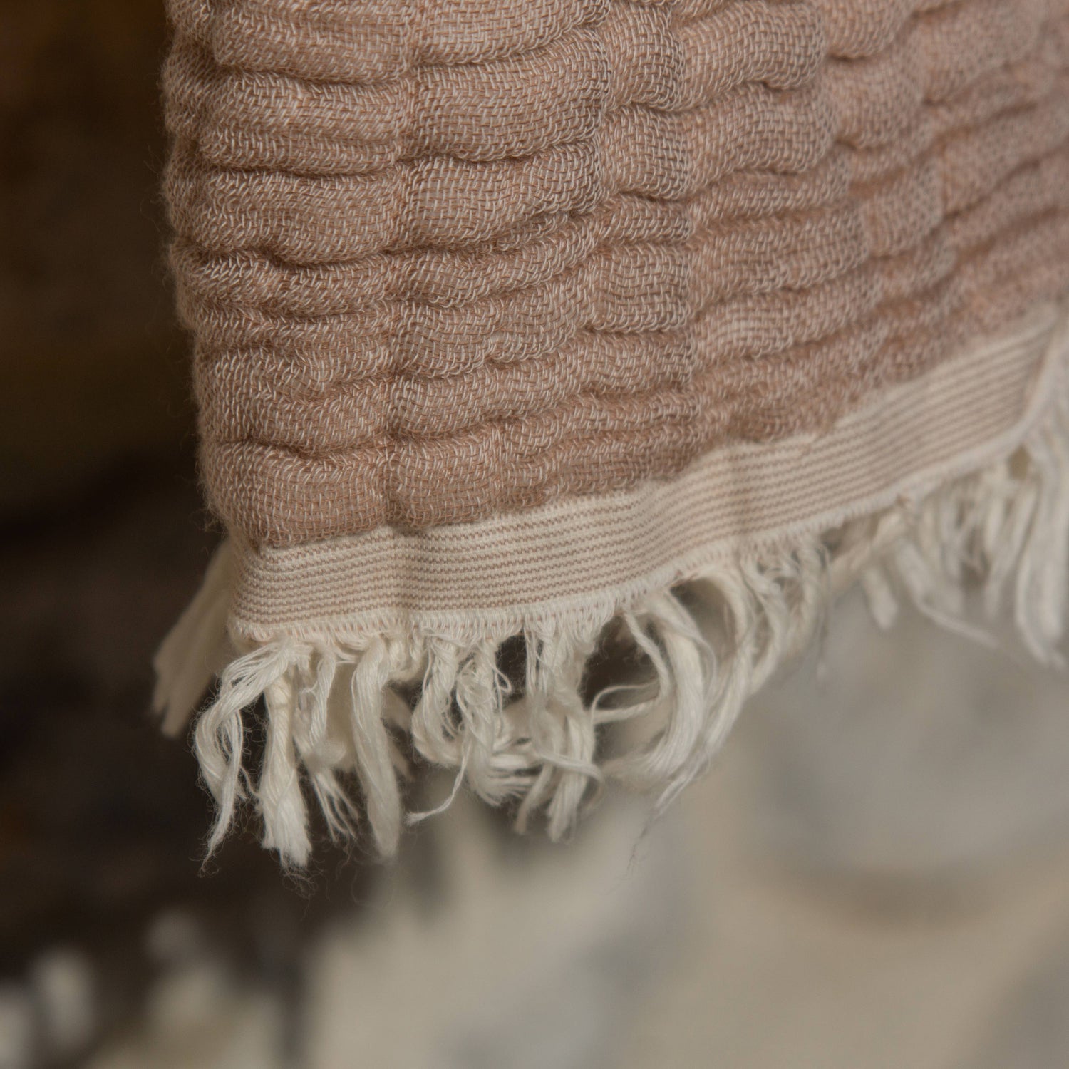 Muslin Gauze Blanket: Taupe