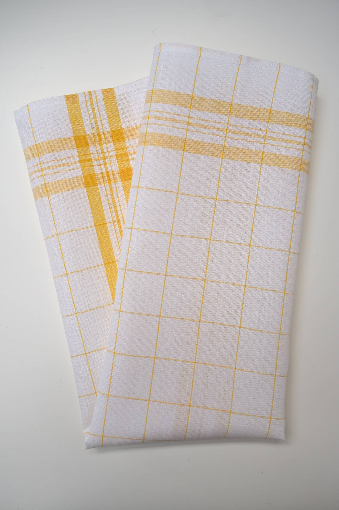 Linen Glass Towel: Yellow