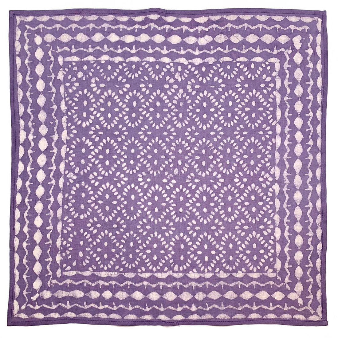 Wax Resist Bandana - Purple