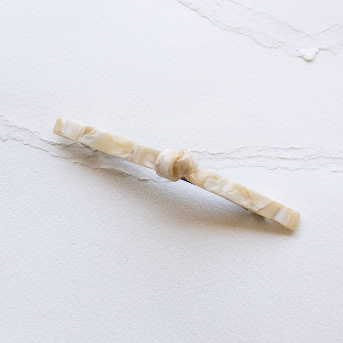 French Twist Hair Barrette: Taupe Mix