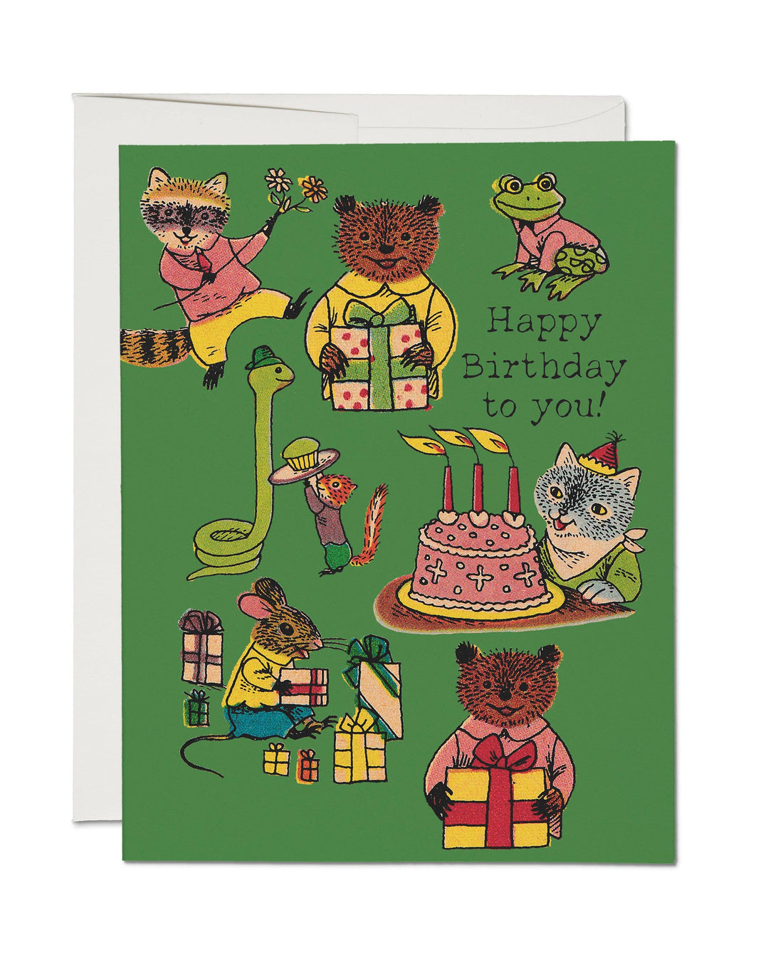 Richard Scarry Critter Birthday Card