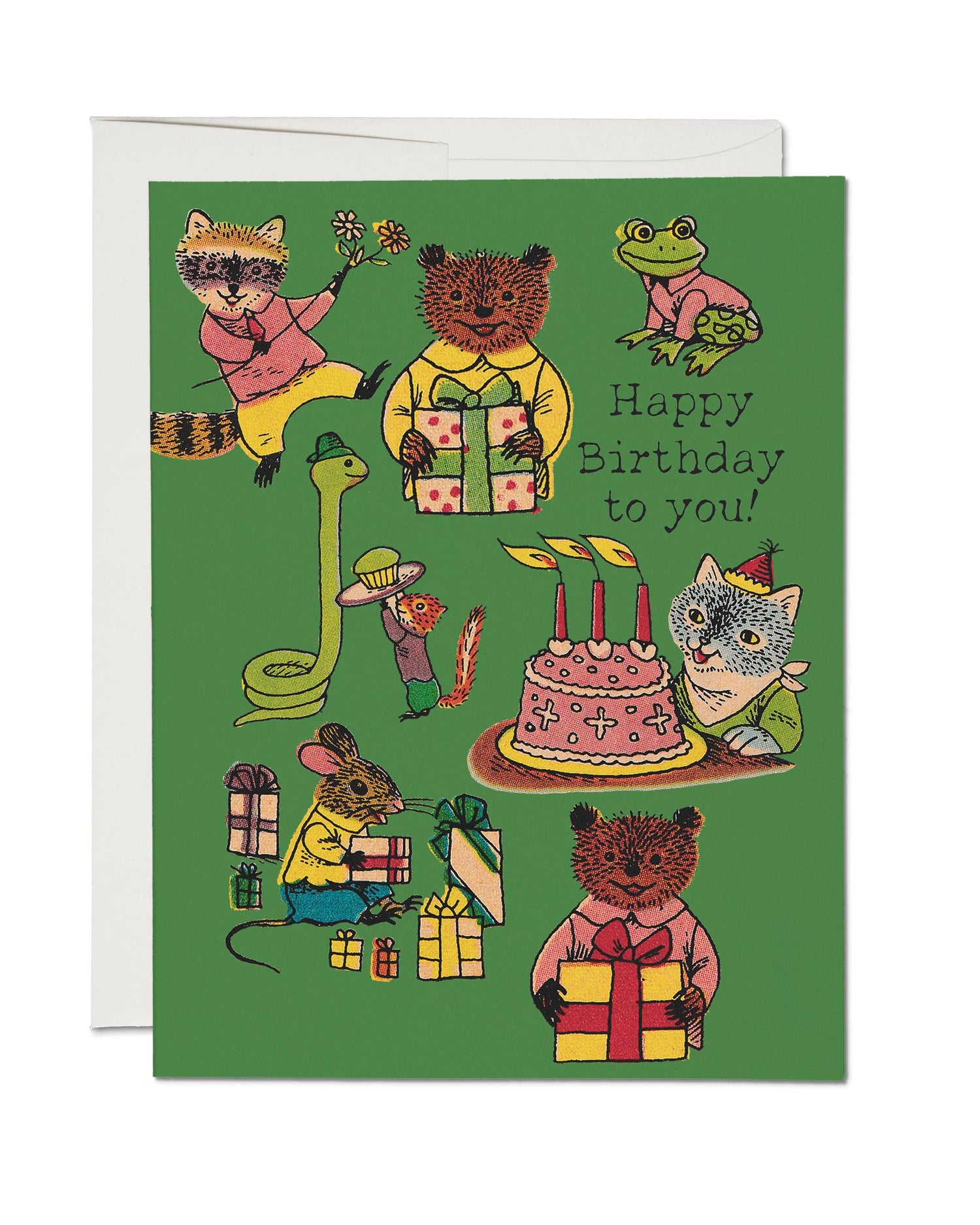 Richard Scarry Critter Birthday Card
