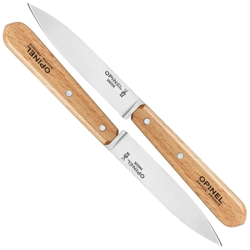 Opinel No. 112 Stainless Paring Knives - Box of 2