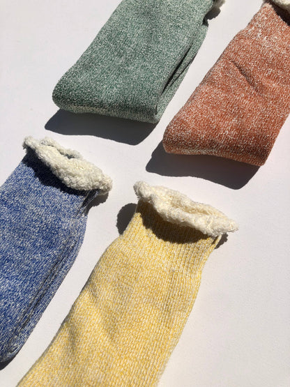 Super Terry Loop Socks -  Lake