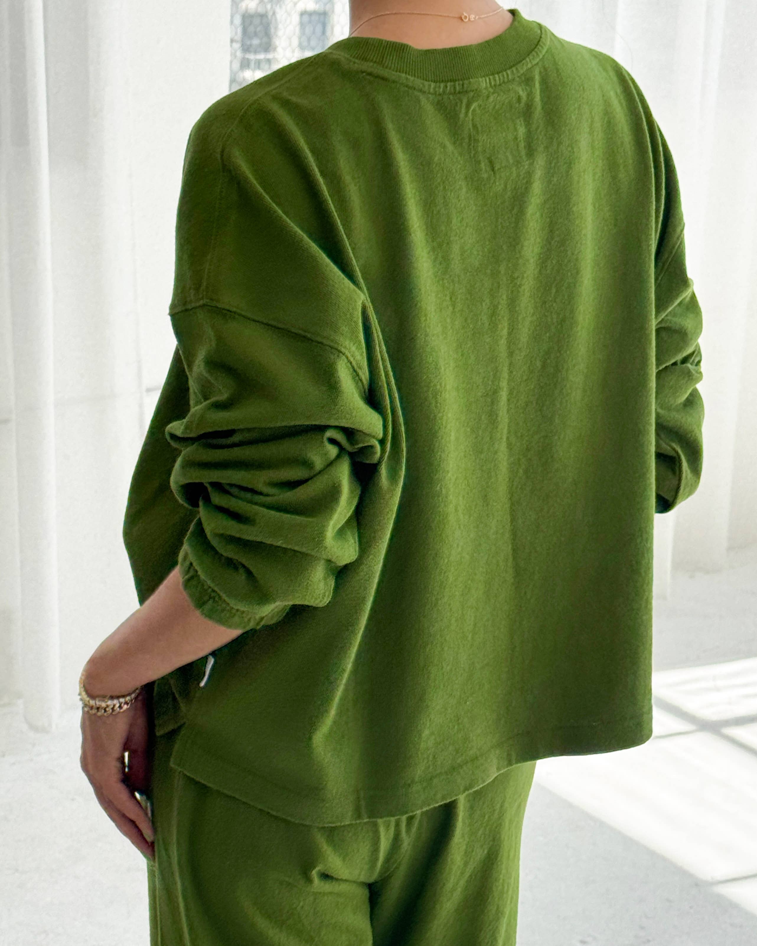 Naturelle Tee - Collard Green