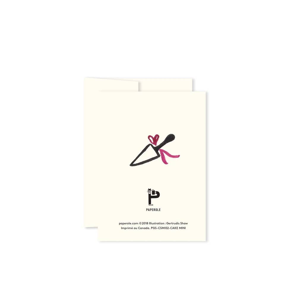 Cake Miniature Card