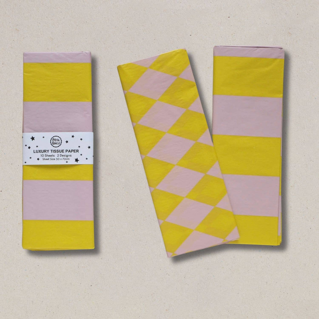 Tissue Paper Diamond - Acid Yellow
