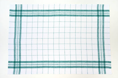 Linen Glass Towel: Green