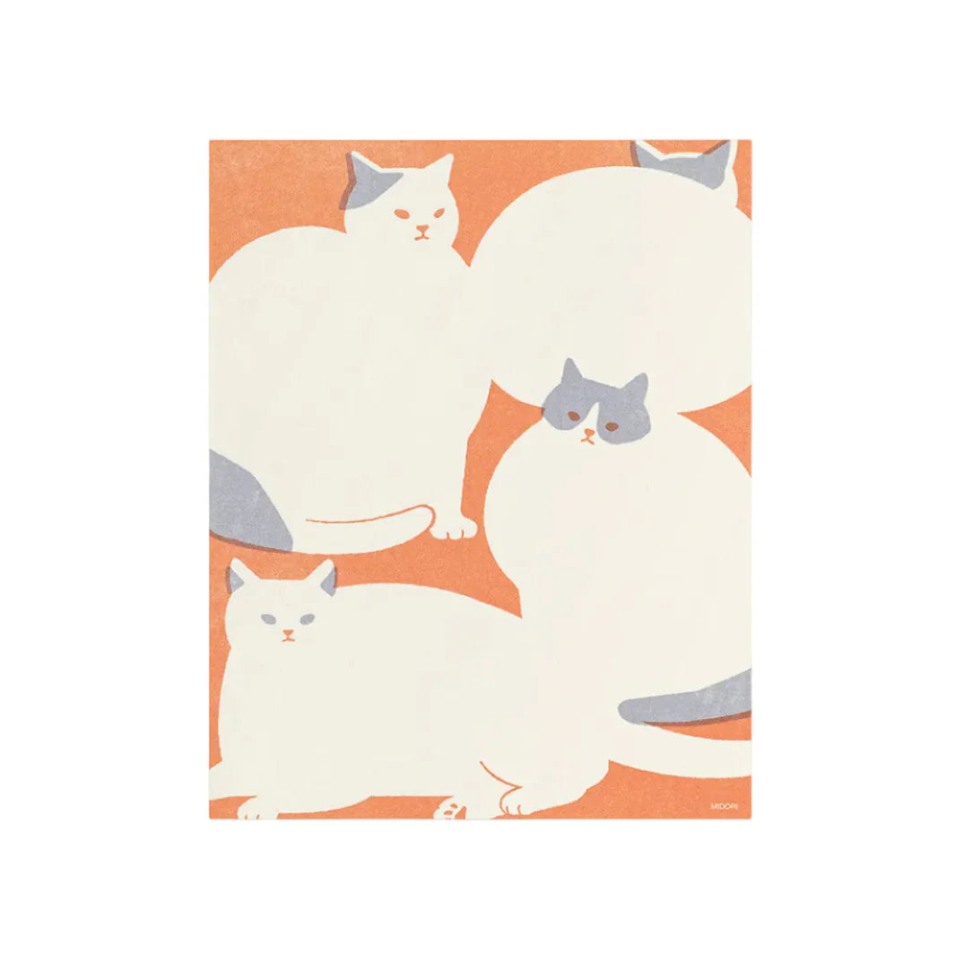 Kimagure Cat Pattern Letter Paper