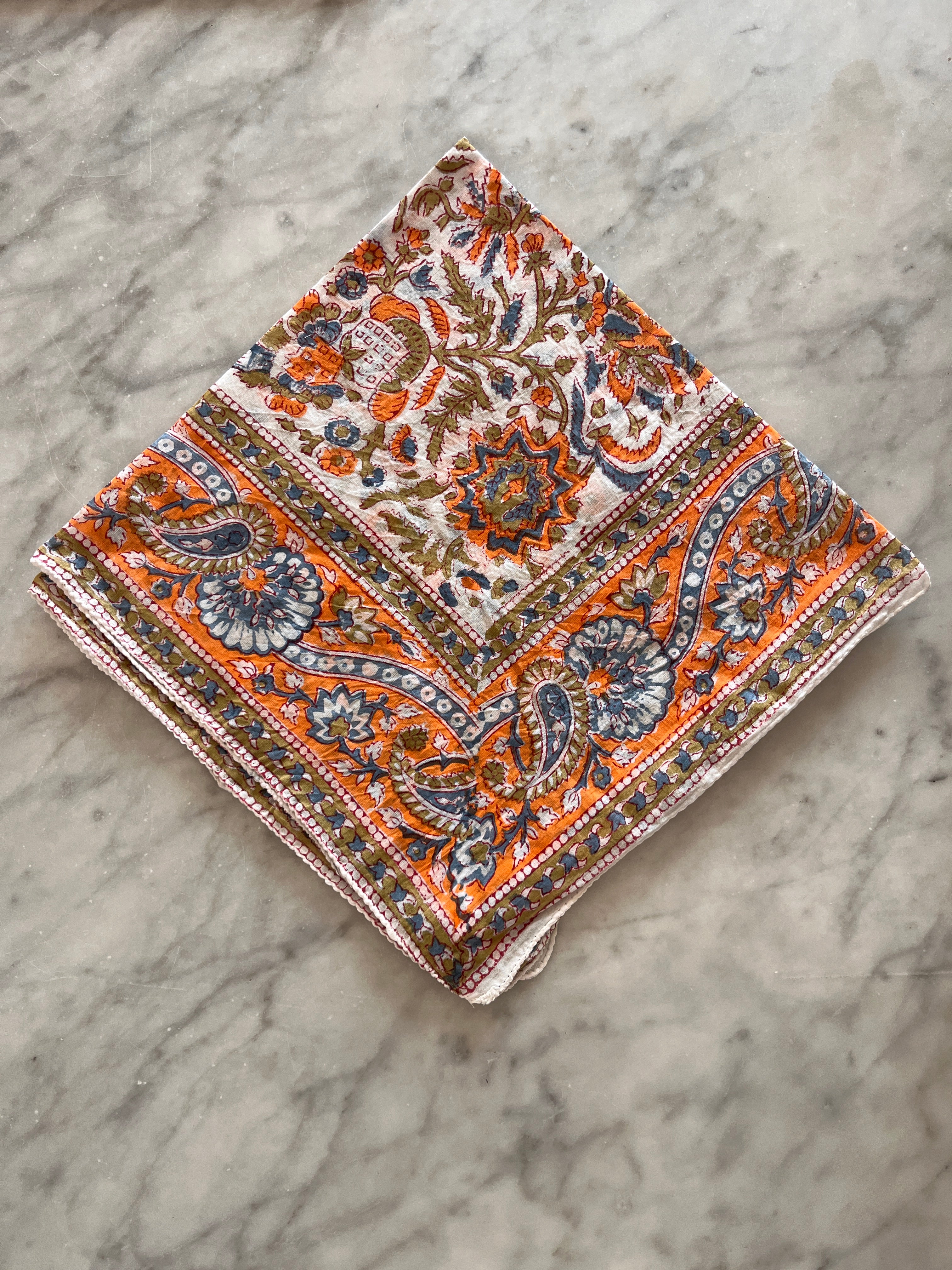 Block Printed Kerchief