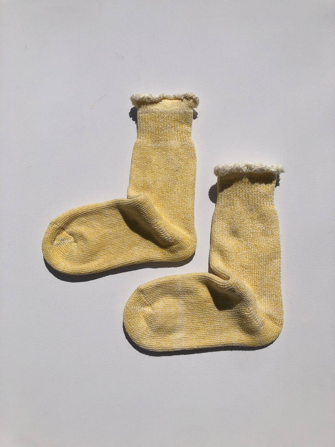 Super Terry Loop Socks - Lemon