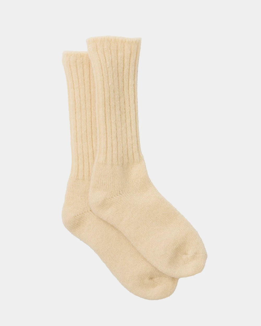 Mohair Socks - White