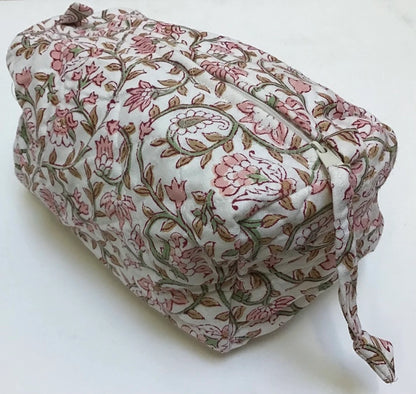 Quilted Cosmetic Bag
