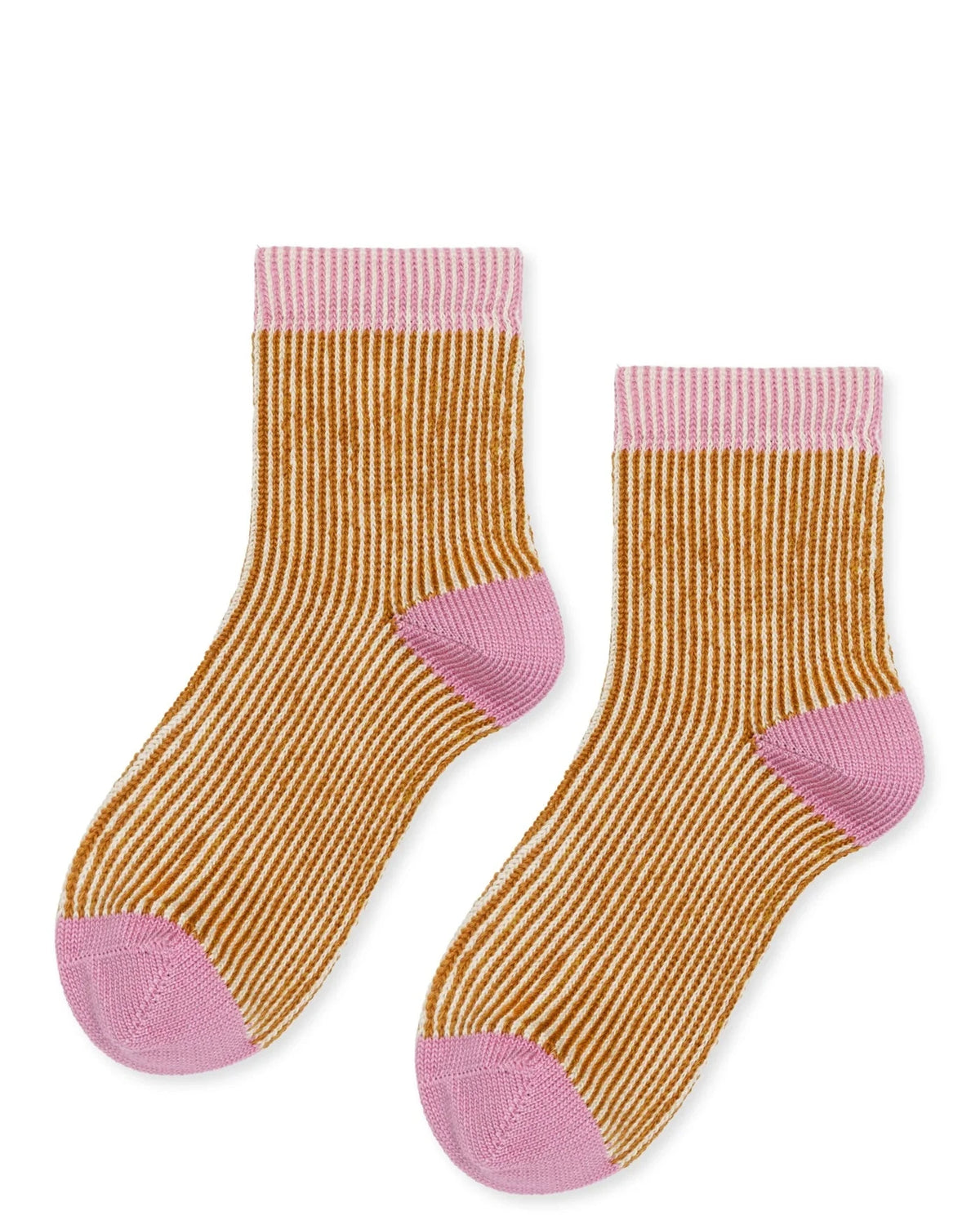 Umbrella Short Crew Sock - Cantalope