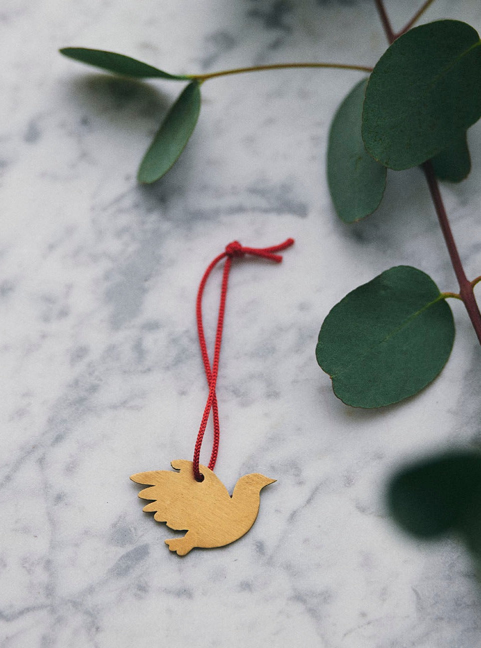 Brass Bird Ornament - Thrush