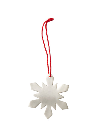 Silver Plated Snowflake Ornament