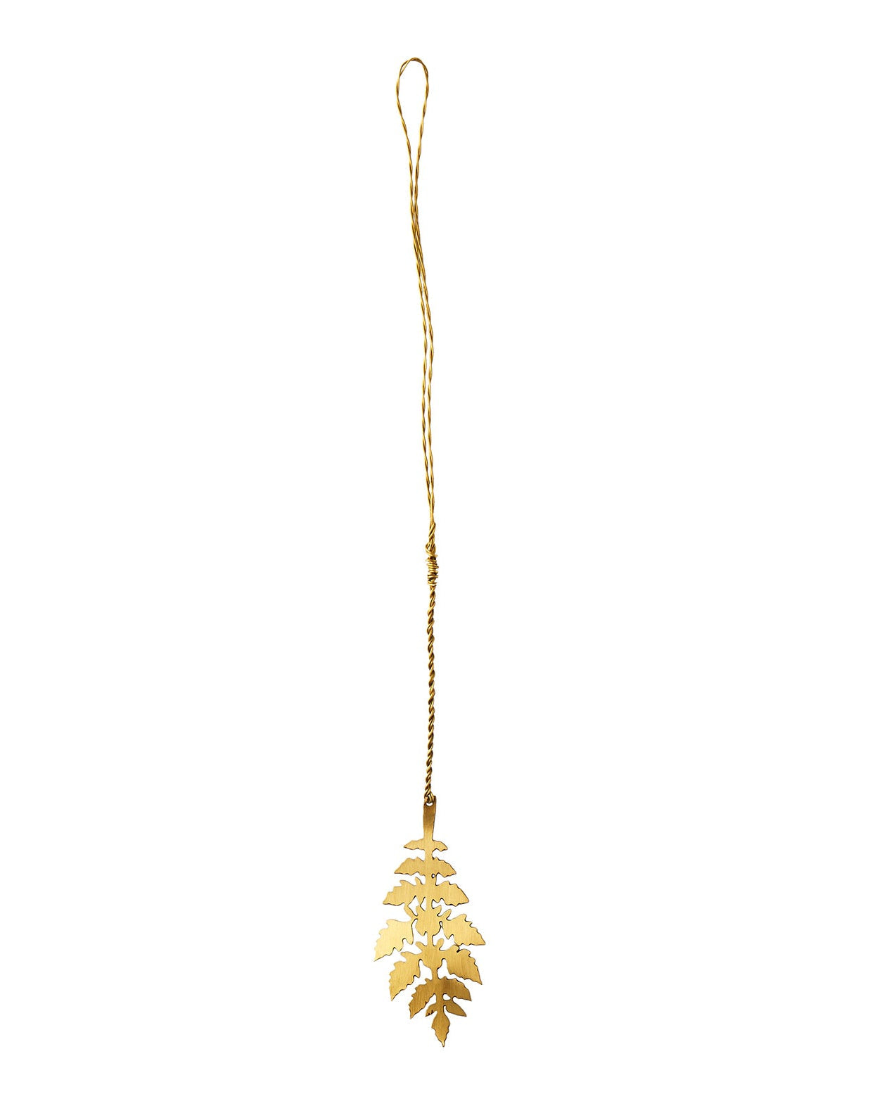Brass Fern Ornament