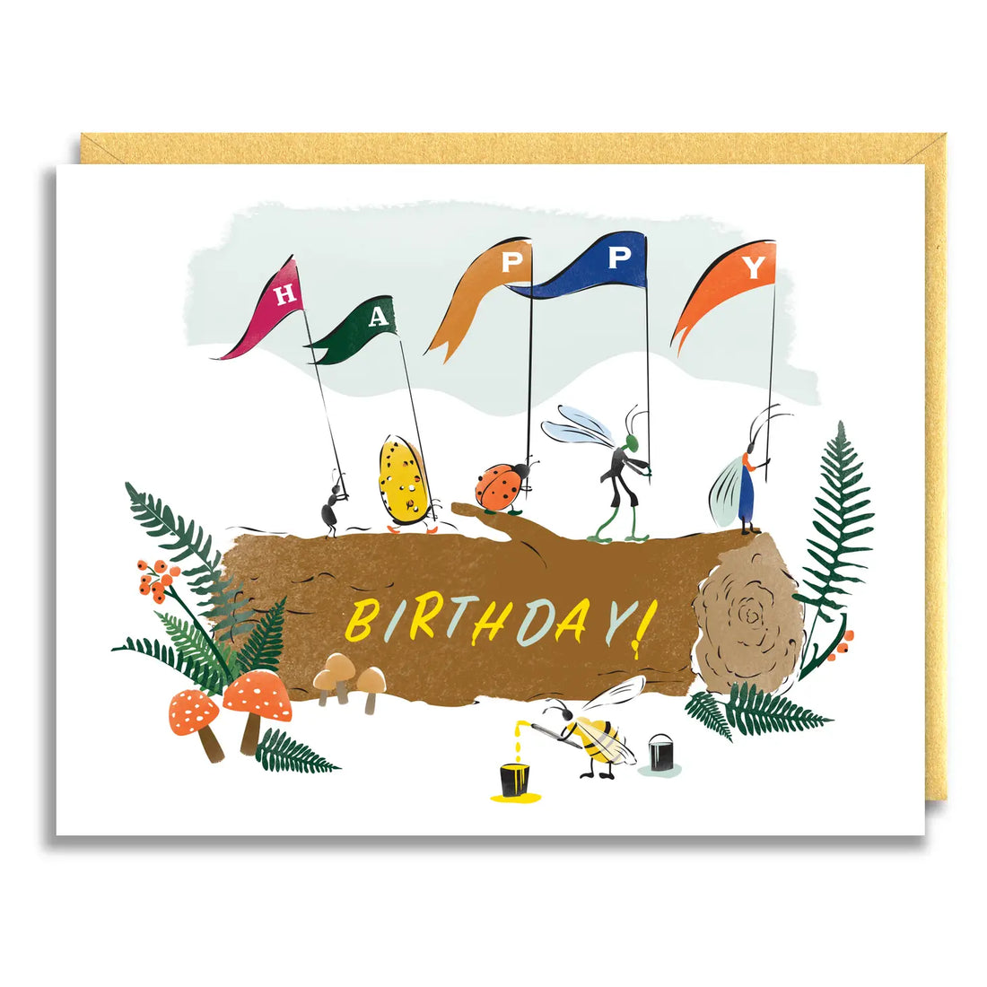 Bug Parade Birthday Card