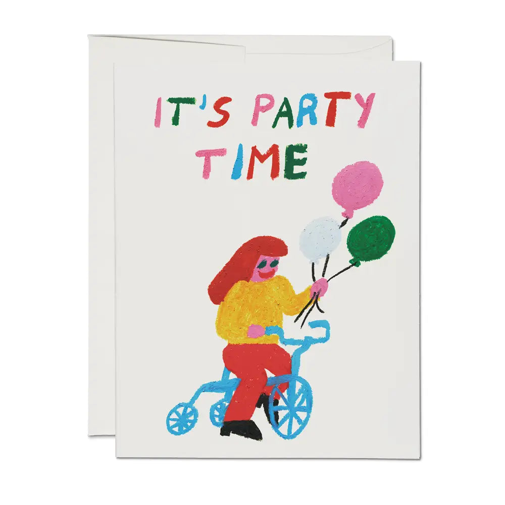 Party Time Tricycle Birthday Card