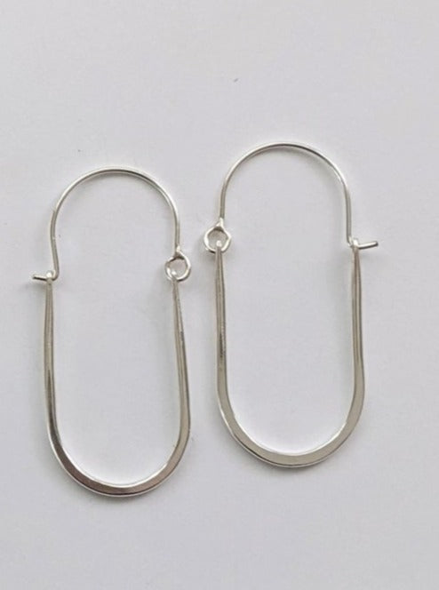 Long Hoop Earrings