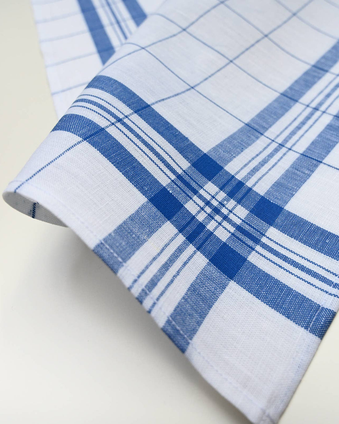 Linen Glass Towel: Blue