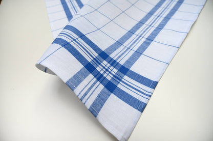 Linen Glass Towel: Blue