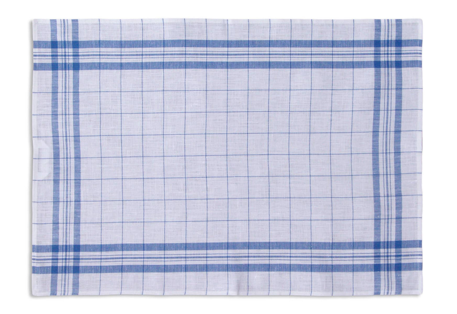 Linen Glass Towel: Blue