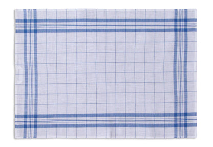 Linen Glass Towel: Blue