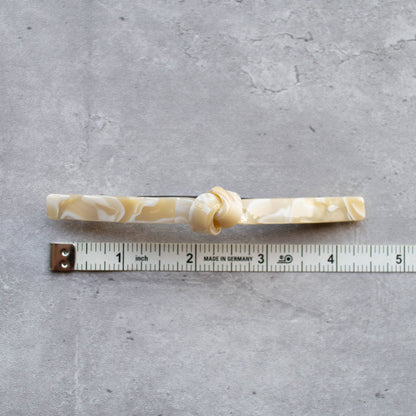 Twist French Barrettes: Jade